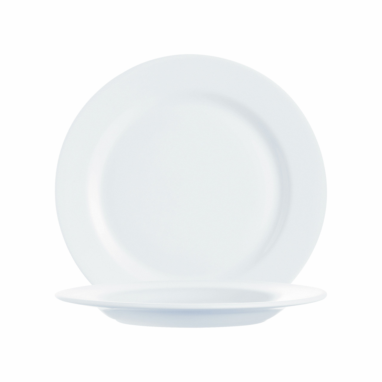 Intensity White, Teller flach ø 255 mm weiß